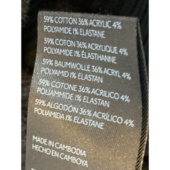 Free People Ottoman Slouchy Black Sweater Long Sleeve Tunic Dress XS - Picture 15 of 16